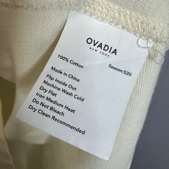 Ovadia New York Polo Shirt Jangle Safari Animal Print Cream Sz XL - Picture 11 of 12